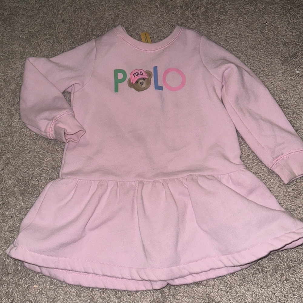 Polo bear sweater dress